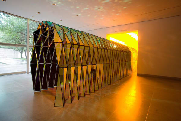 image of colorful tunnel mirrored