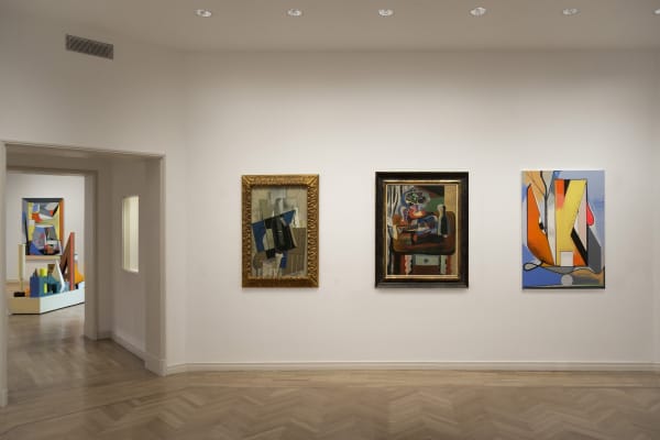 image of Scheibitz paintings with Picasso paintings