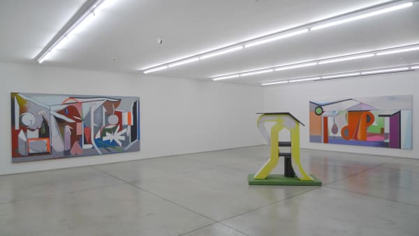 image of abstract paintings at Maramotti