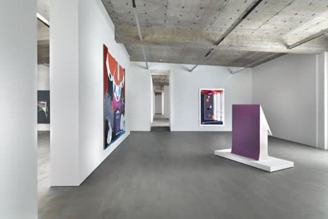 image of abstract paintings and sculptures