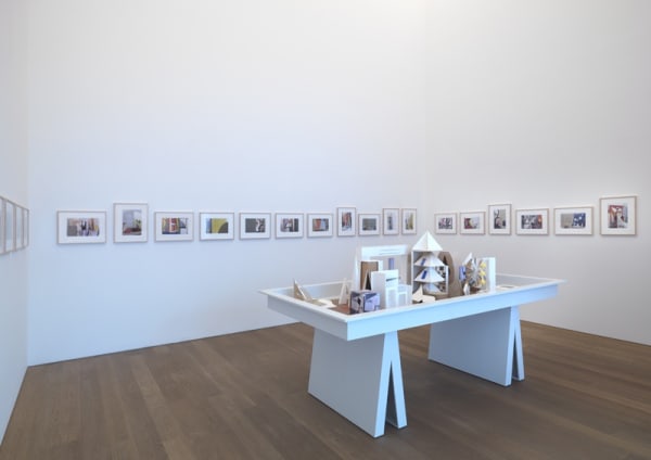 image of abstract paintings and sculptures at MUDAM
