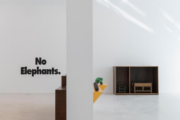 image of Haim Steinbach installation view at Bolzano