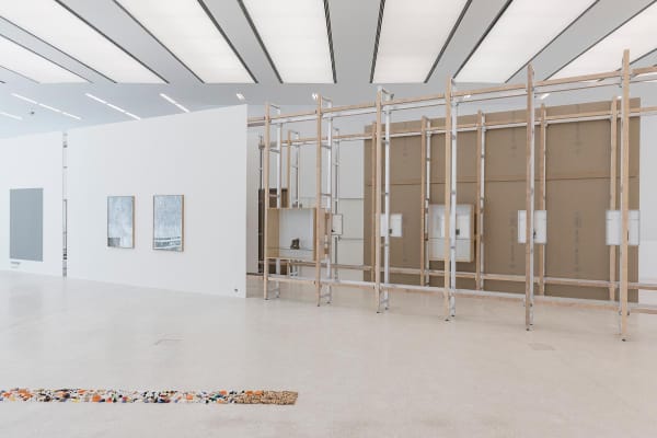 image of Haim Steinbach installation view at Bolzano