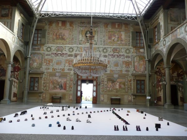 image of Steinbach floor installation with objects