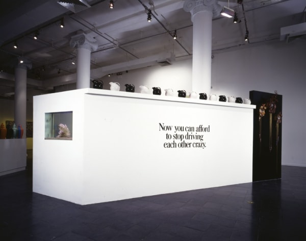 Haim Steinbach display at New Museum