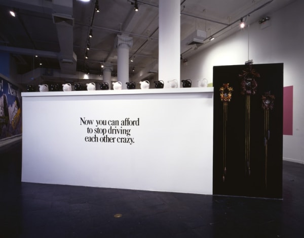 Haim Steinbach display at New Museum
