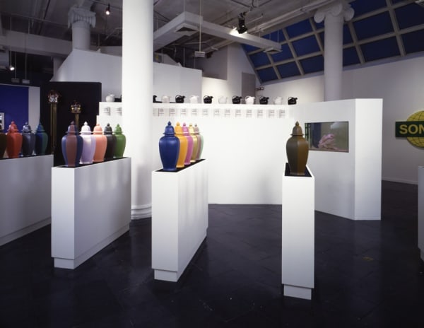 Haim Steinbach display at New Museum