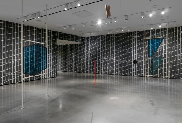 installation view of Martin Boyce at RISD