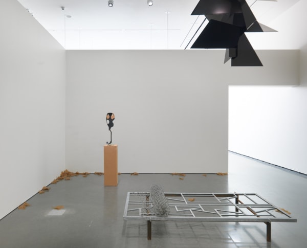 installation view of Martin Boyce at RISD