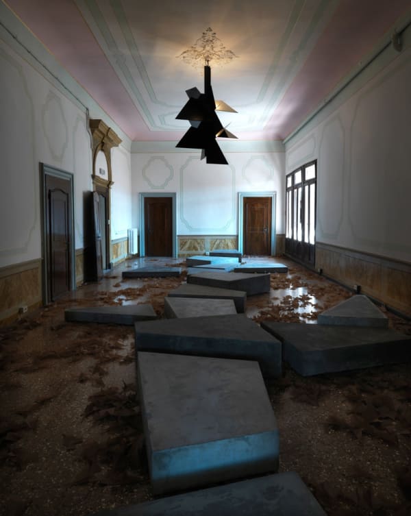 image of Martin Boyce installation at venice