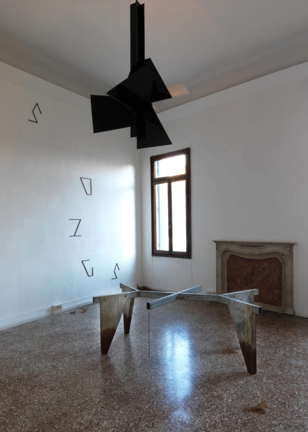 image of Martin Boyce installation at venice