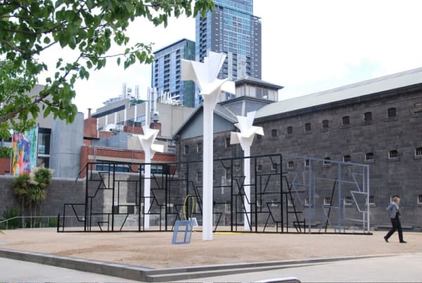 image of Martin Boyce outdoor installation