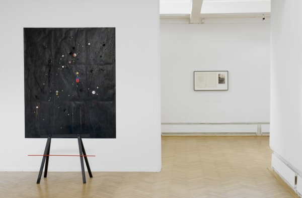 Image of Dirk Stewen installation of works on paper