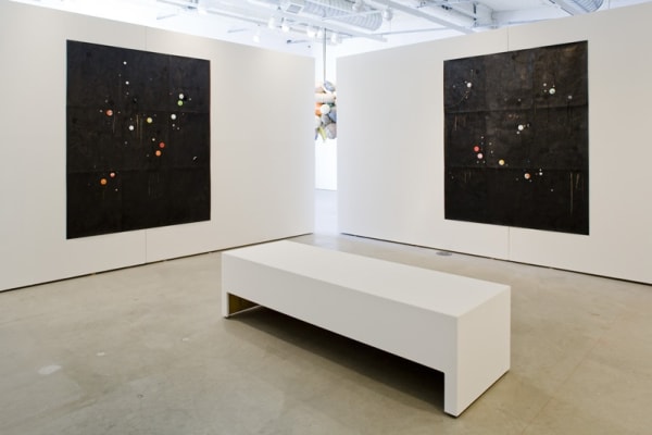Image of Dirk Stewen installation of works on paper