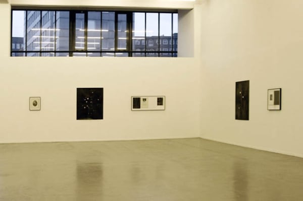 Image of Dirk Stewen installation of works on paper