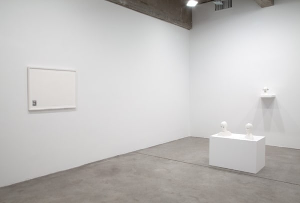 image of Peggy Preheim installation of drawings and one sculpture