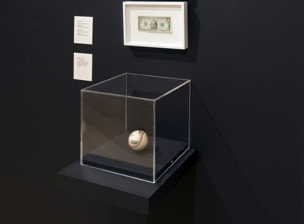 installation view of Peggy Preheim drawings at Philbrook