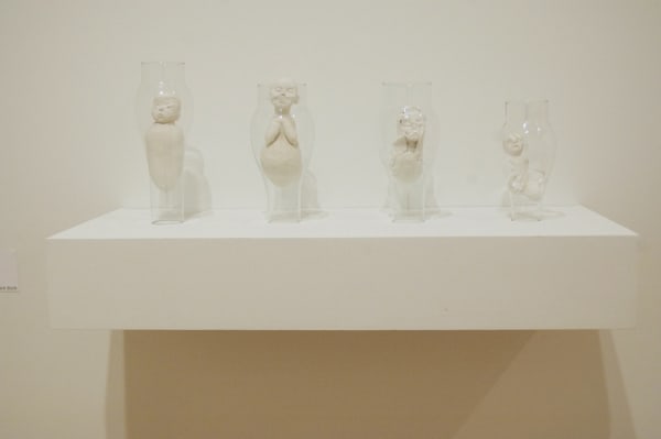 image of peggy preheim installation at Aldrich Museum