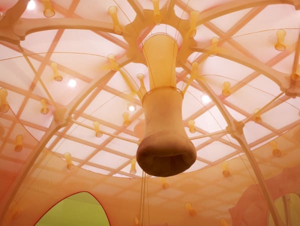image of inside Ernesto Neto installation