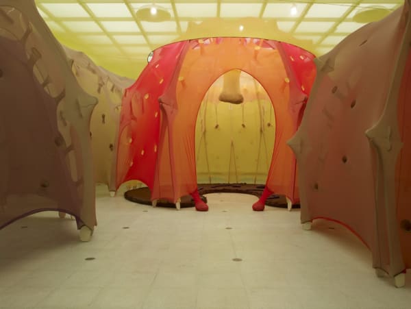 image of inside Ernesto Neto installation