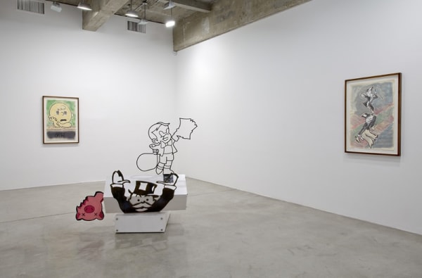 Installation images of Jason Madow's exhibition.