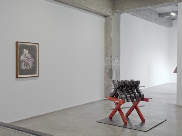 Installation images of Jason Madow's exhibition.