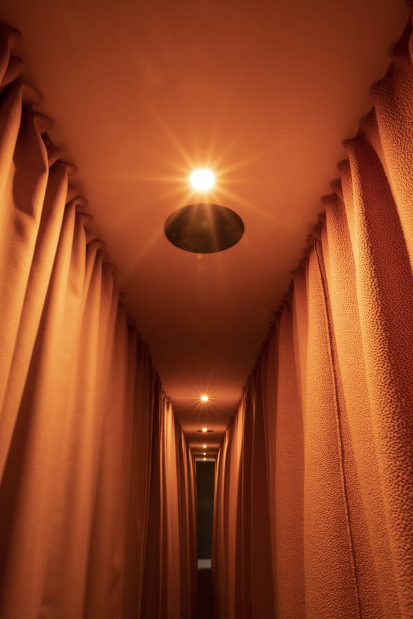 image of curtain installation