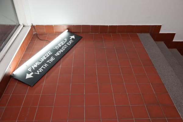 shilpa gupta install view at OK CENTER FOR CONTEMPORARY ART, LINZ