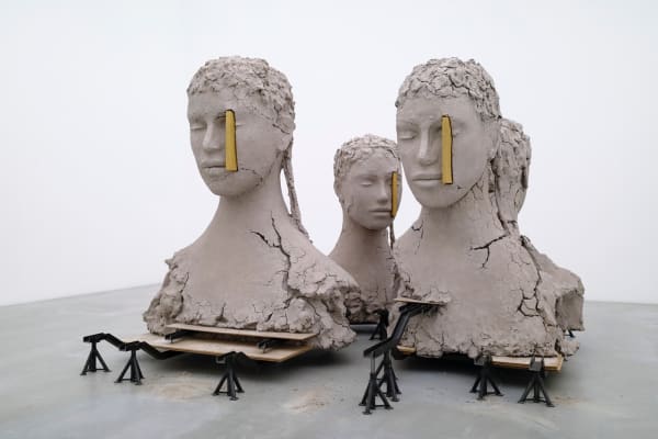 intsall image of Mark Manders and Michael Borremans two person exhibition