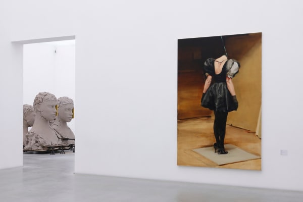 intsall image of Mark Manders and Michael Borremans two person exhibition