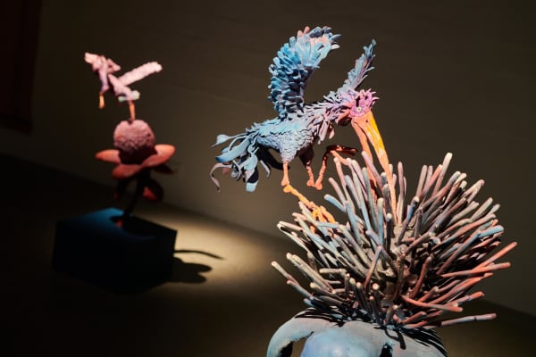 image of bird sculpture