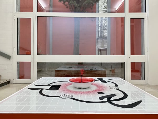 Installation image of Slavs and Tatars: Régions d’être.