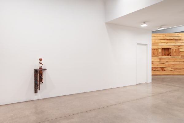installation view of Haim Steinbach 1991-1993 at Tanya Bonakdar Gallery in 2021