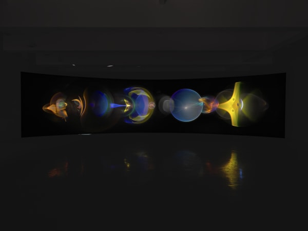 installation view with scale of Your ocular relief