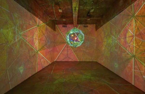 installation view of Eliasson exhibition