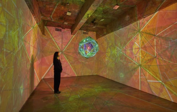 installation view of Eliasson exhibition