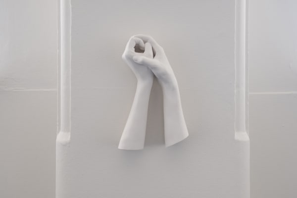 Installation view of Amalia Pica: please open hurry.