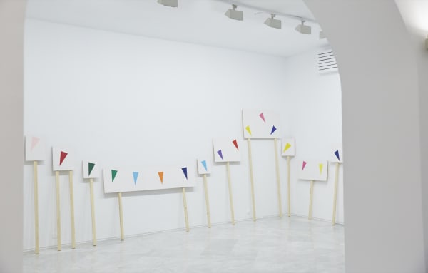 Installation view of Amalia Pica at Centro Andaluz de Arte Contemporáneo, Sevilla, Spain.