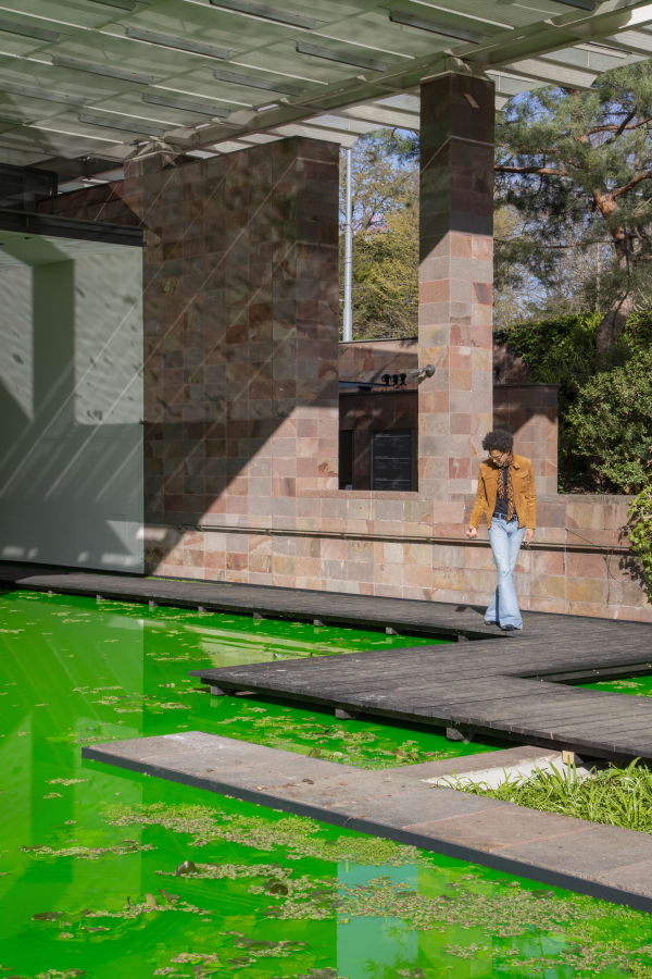 Installation image of Olafur Eliasson's Life.