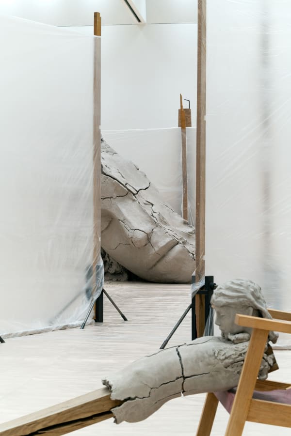 Installation image of The Absence of Mark Manders.