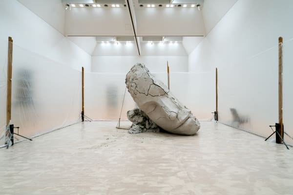 Installation image of The Absence of Mark Manders.