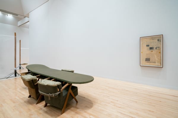 Installation image of The Absence of Mark Manders.