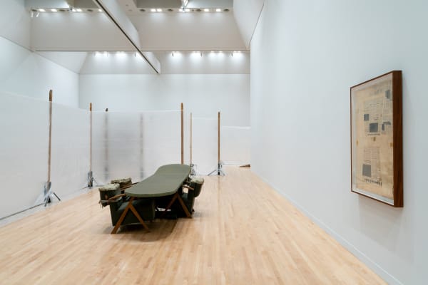 Installation image of The Absence of Mark Manders.