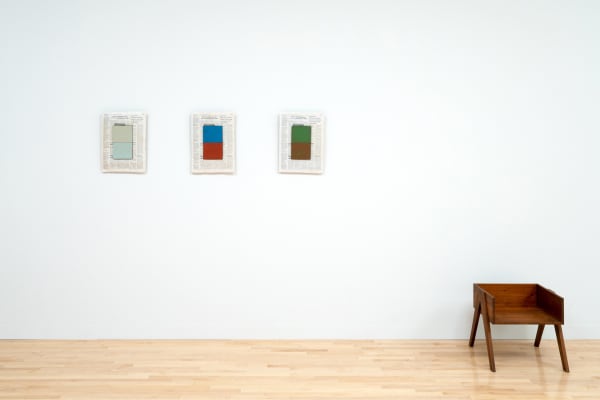 Installation image of The Absence of Mark Manders.
