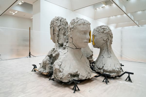Installation image of The Absence of Mark Manders.