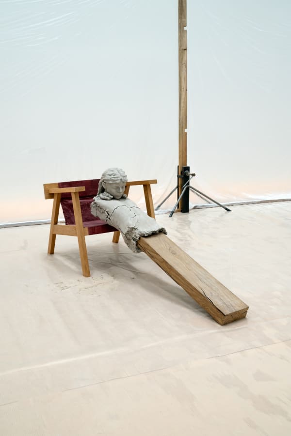 Installation image of The Absence of Mark Manders.