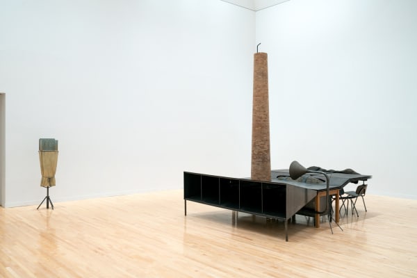 Installation image of The Absence of Mark Manders.