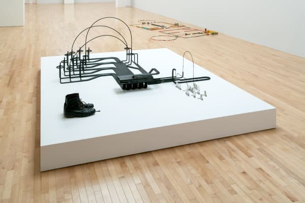 Installation image of The Absence of Mark Manders.