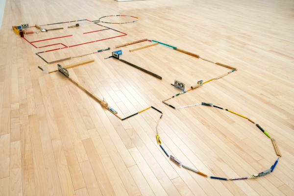 Installation image of The Absence of Mark Manders.