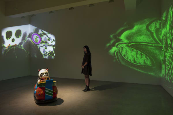 Wong Ping installation view at TBG NY